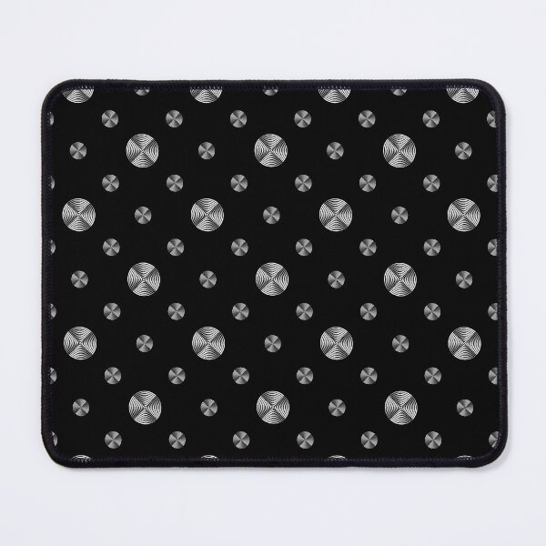 Item preview, Propeller Illusion Pattern - White On Black designed and sold by sleepingdogprod.