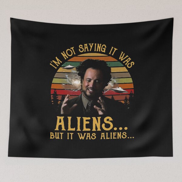 Item preview, Vintage I'm Not Saying It was Aliens But It was Aliens designed and sold by abstract-shapes.