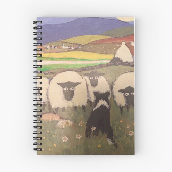 Item preview, Sheep dog and Sheep in Field designed and sold by GOTOCREATE.