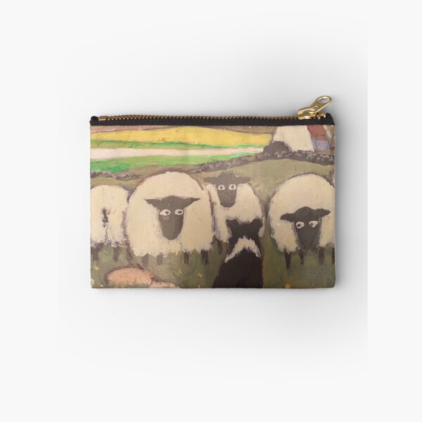 Item preview, Sheep dog and Sheep in Field designed and sold by GOTOCREATE.