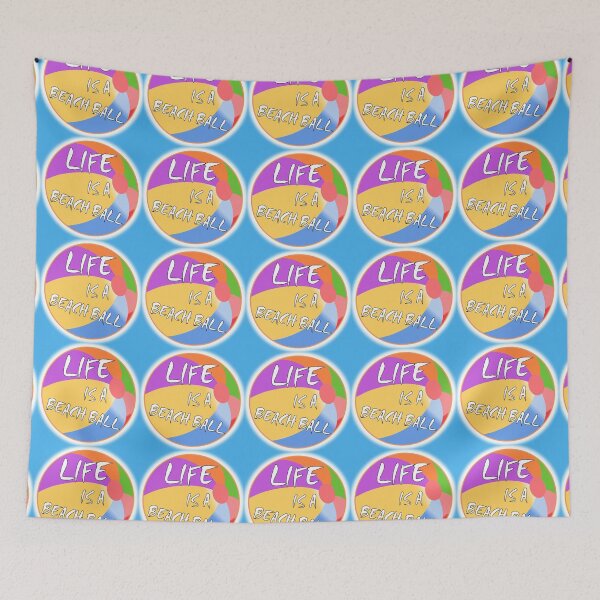 Item preview, Life Is A Beach Ball – Fun Beach Ball Design designed and sold by ThisNThatImages.