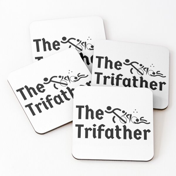 Item preview, Best Triathlon Dad Ever - I Support My Fathers Threesome - The Trifather designed and sold by Sonatablue.