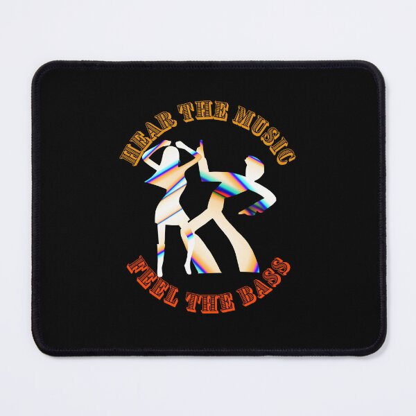 Item preview, Hear The Music Feel The Bass Retro Vintage designed and sold by my-green-gecko.