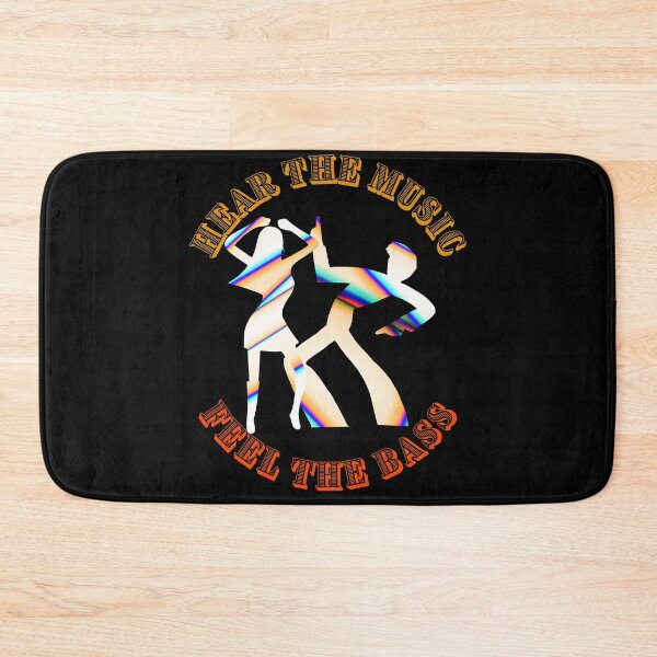 Item preview, Hear The Music Feel The Bass Retro Vintage designed and sold by my-green-gecko.