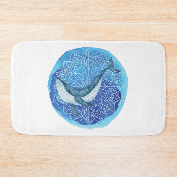 Artikelvorschau, Blauwal-Mandala entworfen und verkauft von foxcreative.
