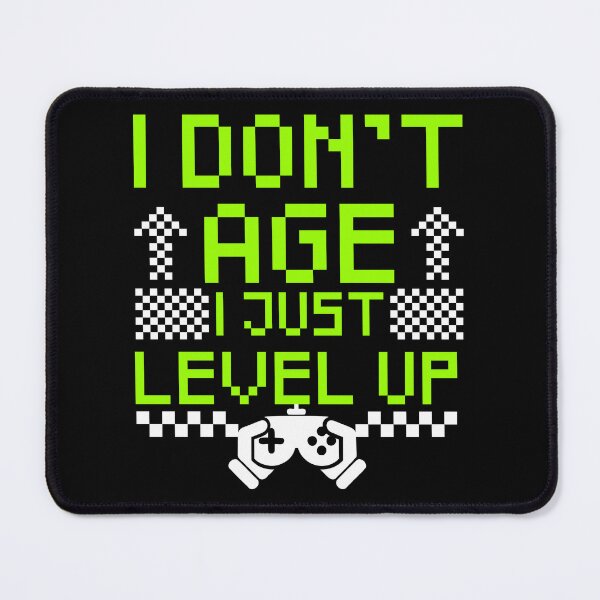 Item preview, Gamer Shirt I don't age I just Level up Gaming Gift Tee designed and sold by haselshirt.
