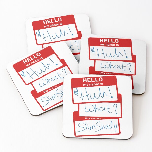 Item preview, slim shady nametag designed and sold by Tropoid.