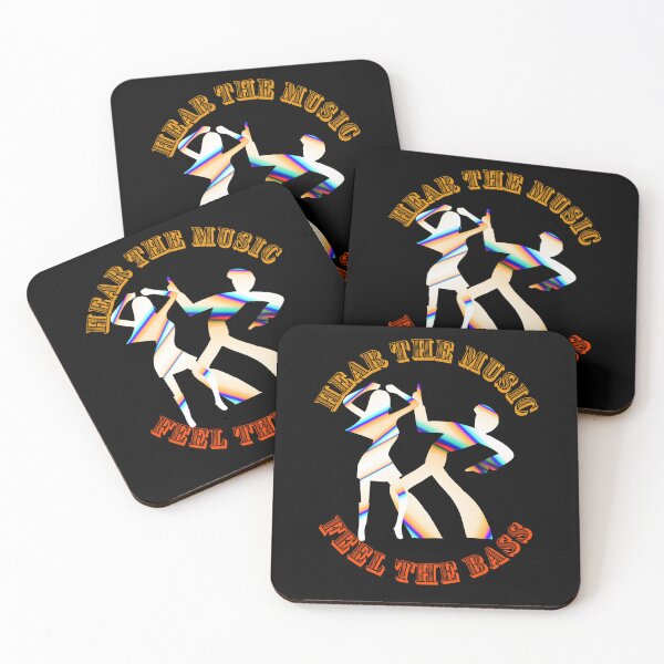 Item preview, Hear The Music Feel The Bass Retro Vintage designed and sold by my-green-gecko.