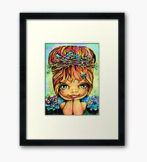 Taisie Blue Framed Print