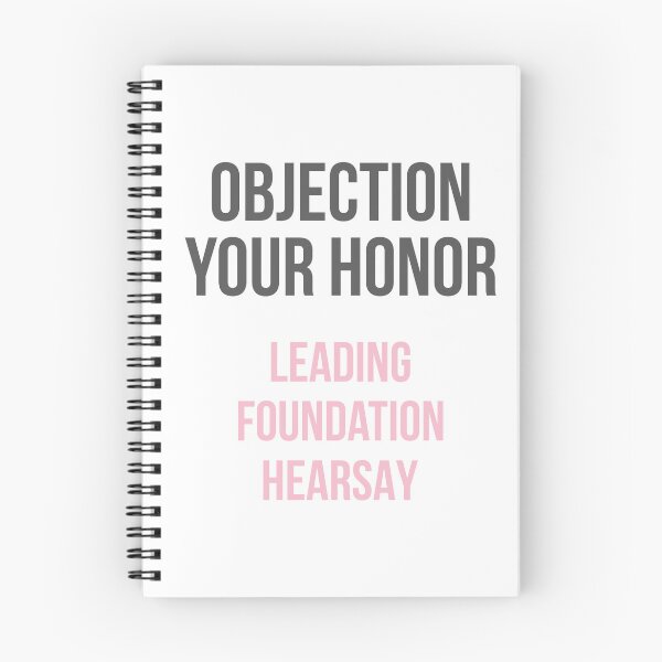 Item preview, Objection Your Honor... Leading... Foundation... Hearsay... (Gray and Pink) designed and sold by FilipeFerreira.