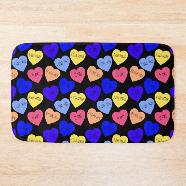 Item preview, Cute love hearts pattern, I love you, ti amo, je taime, te amo, ich liebe dich designed and sold by Orianah.