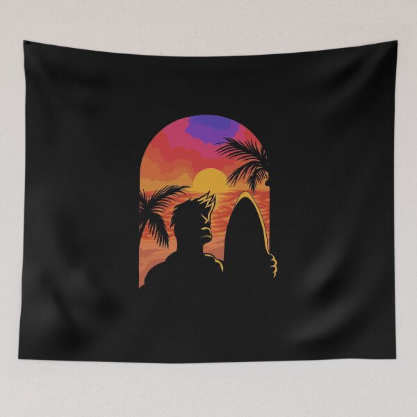 Item preview, Retro Born to Surf Boy Palm Beach Paradise designed and sold by BakaOutfit.