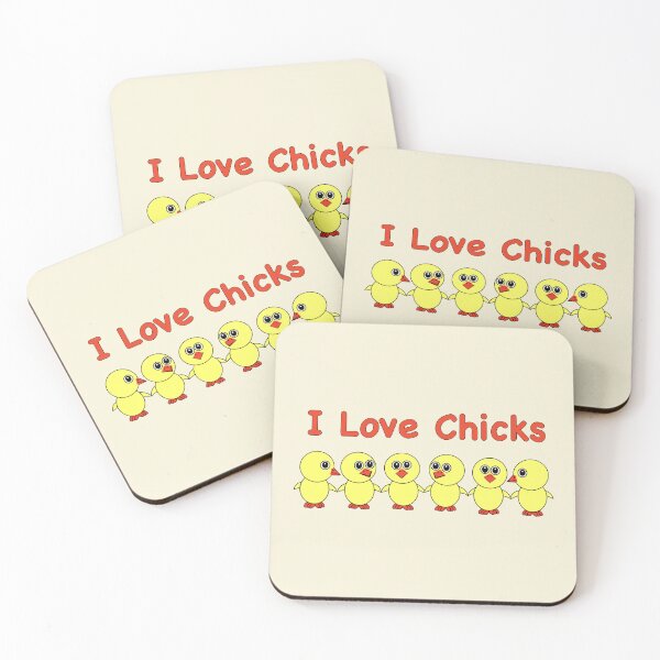 Item preview, I Love Chicks - Chicken Humor designed and sold by molamode.