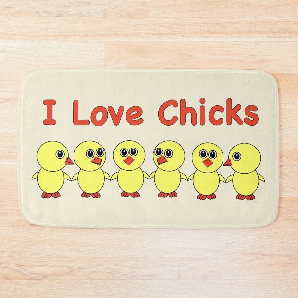 Item preview, I Love Chicks - Chicken Humor designed and sold by molamode.