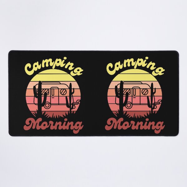 Item preview, Camping Morning Retro Sunset designed and sold by RedSparkle.