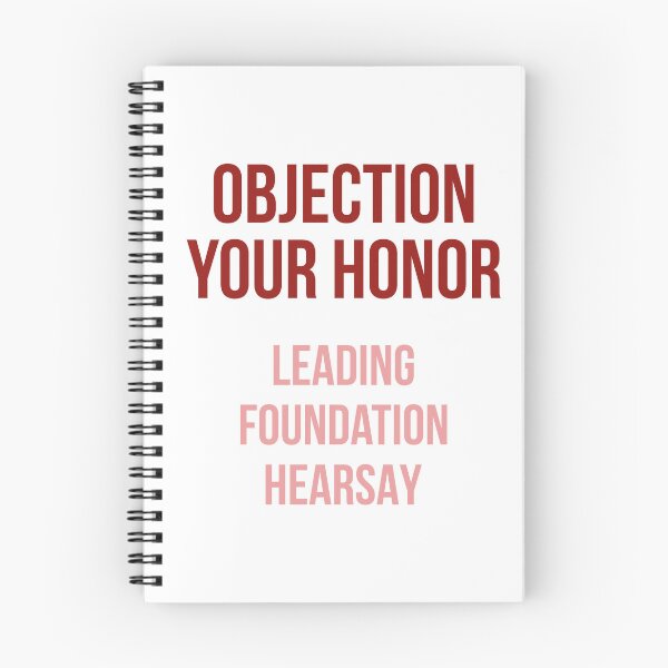 Item preview, Objection Your Honor... Leading... Foundation... Hearsay... (Reds) designed and sold by FilipeFerreira.