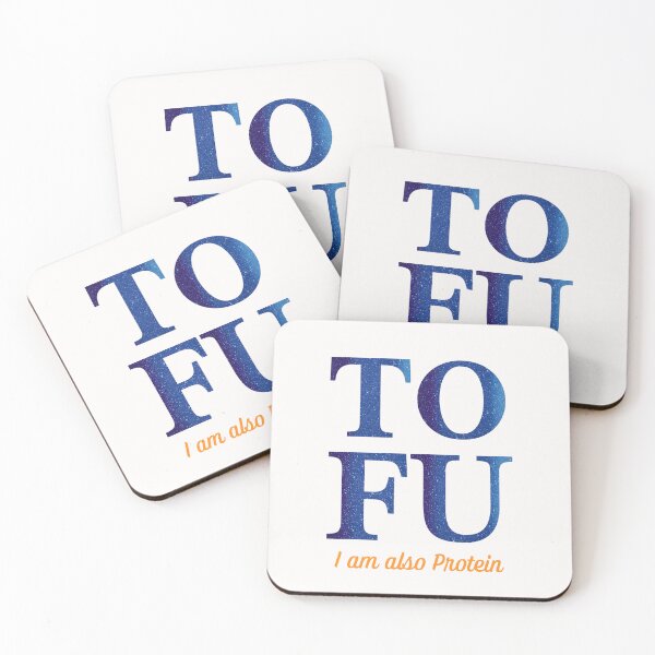 Item preview, Tofu I am Also Protein - Colorful Bold Typography designed and sold by SBWorld.