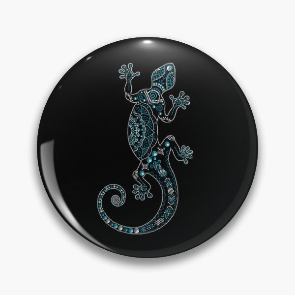 Item preview, Gecko Mandala - Graphic Dot Art designed and sold by High Functioning Fangirl.