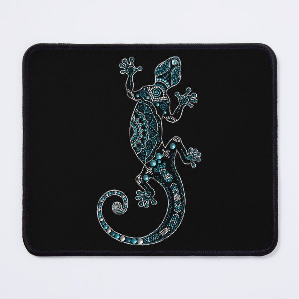 Item preview, Gecko Mandala - Graphic Dot Art designed and sold by High Functioning Fangirl.