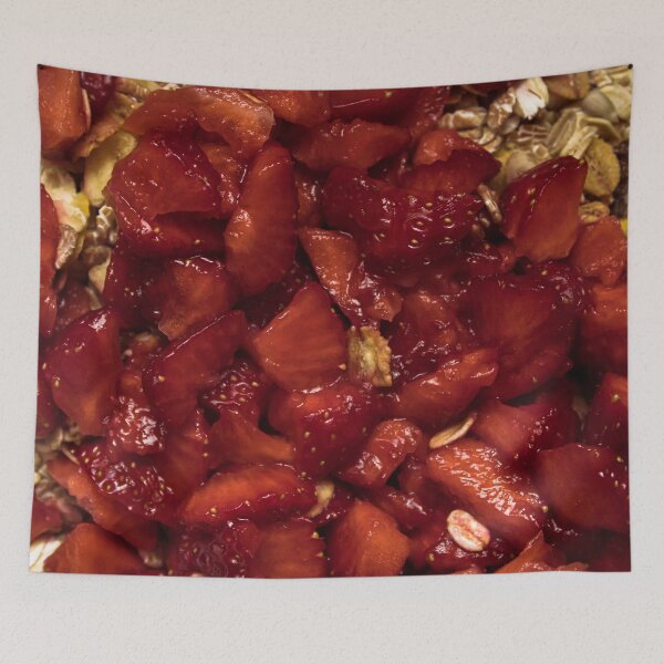 Item preview, Cut Strawberries with muesli designed and sold by nastiaart.