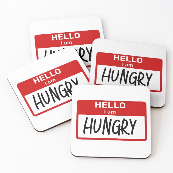 Item preview, Hungry Nametag designed and sold by Tropoid.