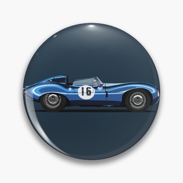Item preview, Jag D-type Shortnose - ARTWORK-  Ecurie Ecosse NR.16 (BLUE) 1954 designed and sold by SketchNinja.