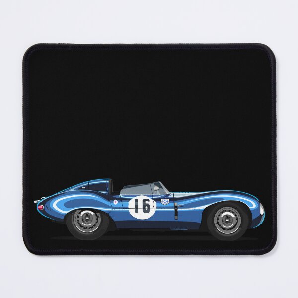 Item preview, Jag D-type Shortnose - ARTWORK-  Ecurie Ecosse NR.16 (BLUE) 1954 designed and sold by SketchNinja.