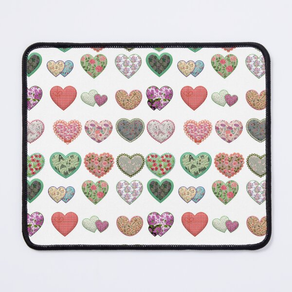 Item preview, Hearts Vintage Floral Pattern designed and sold by checkertonetees.