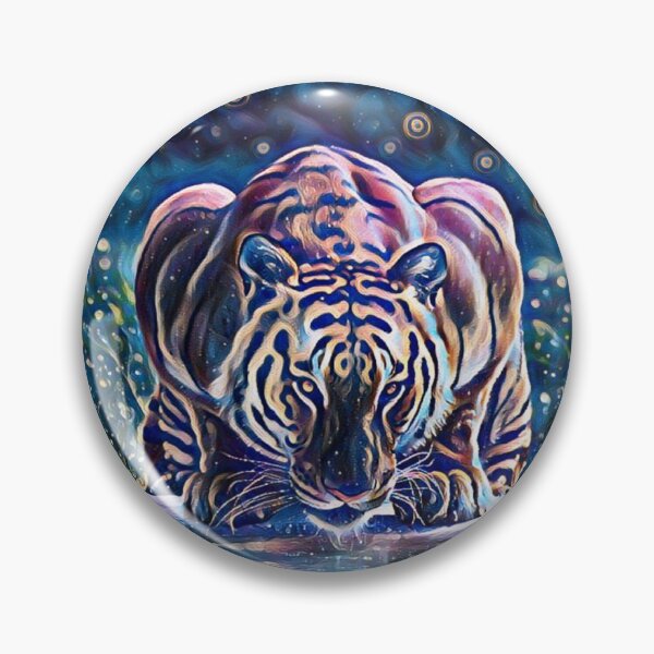 Item preview, Midnight Fireflies Portrait Nature Animal Wildlife Tiger Zoo designed and sold by TheWildFlix.