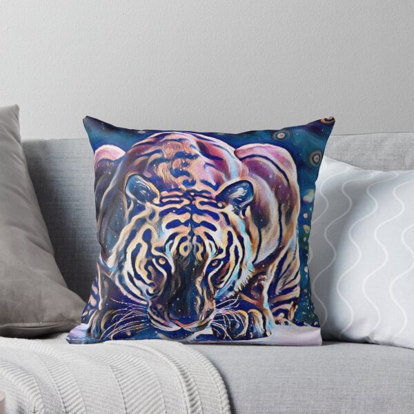 Item preview, Midnight Fireflies Portrait Nature Animal Wildlife Tiger Zoo designed and sold by TheWildFlix.