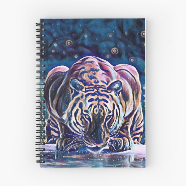 Item preview, Midnight Fireflies Portrait Nature Animal Wildlife Tiger Zoo designed and sold by TheWildFlix.
