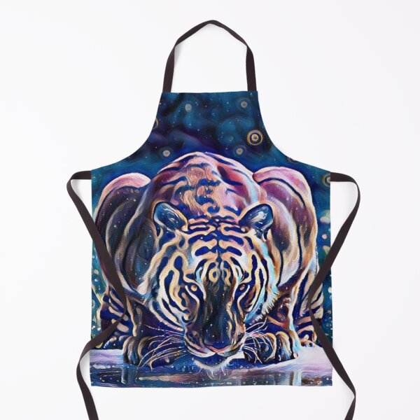 Item preview, Midnight Fireflies Portrait Nature Animal Wildlife Tiger Zoo designed and sold by TheWildFlix.