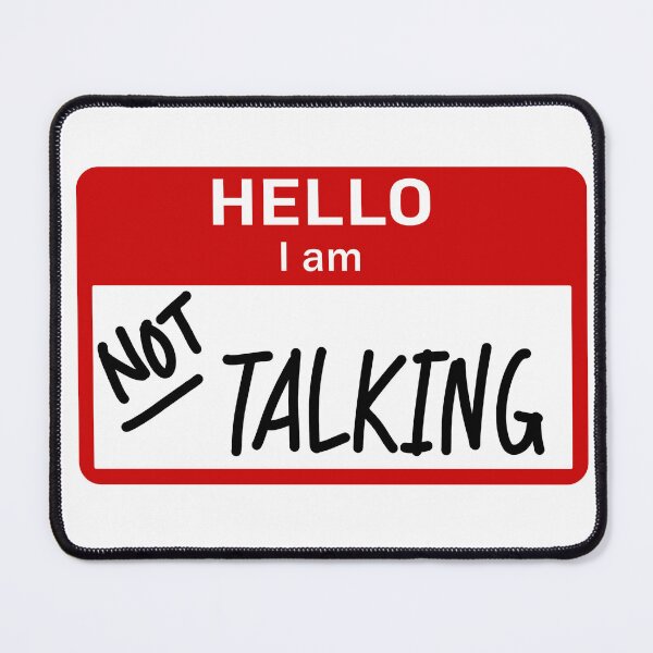 Item preview, not talking nametag designed and sold by Tropoid.