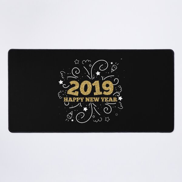 Item preview, Happy New Year 2019 Fireworks Glitter New Year's Eve Gift designed and sold by haselshirt.