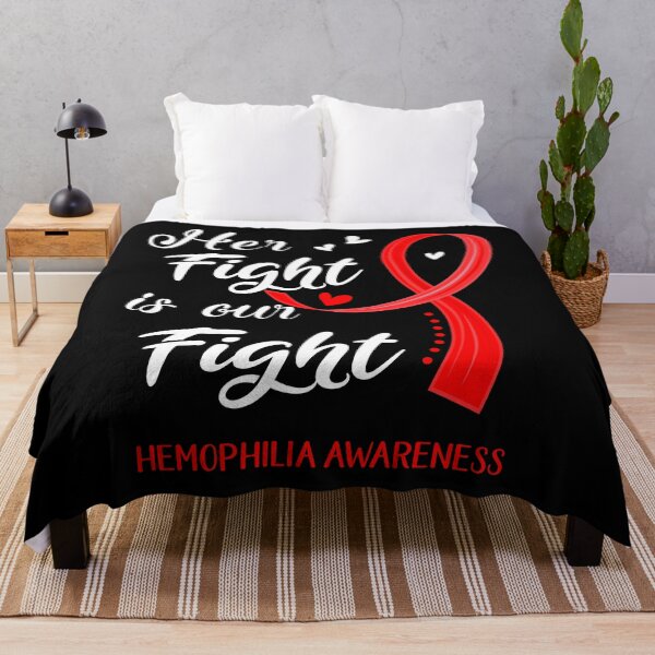 Item preview, Her Fight Is Our Fight Hemophilia Awareness designed and sold by Kohend.