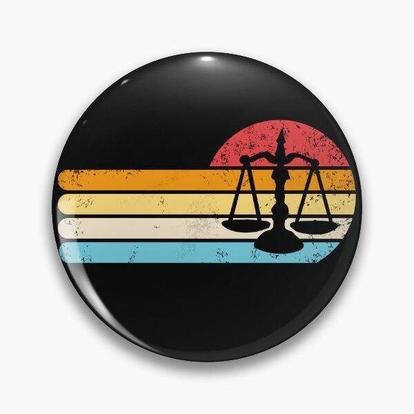 Item preview, Scales Of Justice Lawyer Attorney Paralegal Retro Lawyer Gear designed and sold by DynamicDesign.