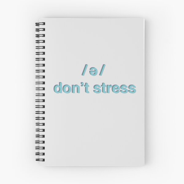 Item preview, Don't Stress Schwa designed and sold by RDPoletick.