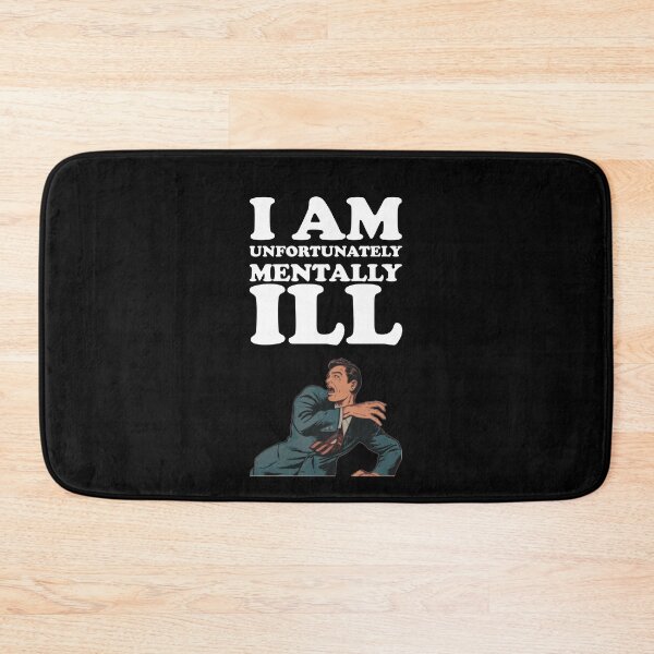 Item preview, I am Unfortunately Mentally Ill | Screaming Man designed and sold by SomeDesignThing.
