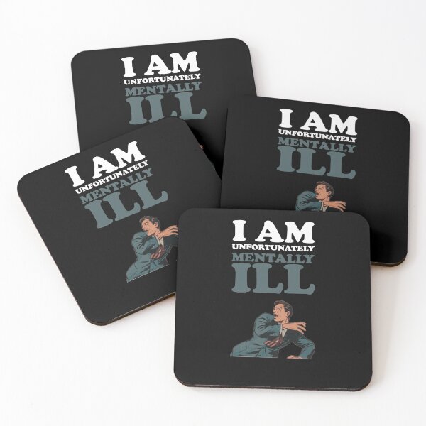 Item preview, I am Unfortunately Mentally Ill | Screaming Man designed and sold by SomeDesignThing.