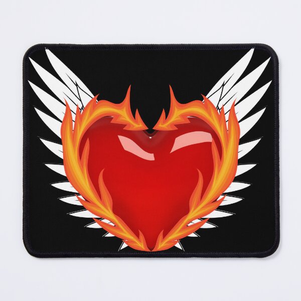 Item preview, Winged Heart With Flames designed and sold by Mark Cannon.