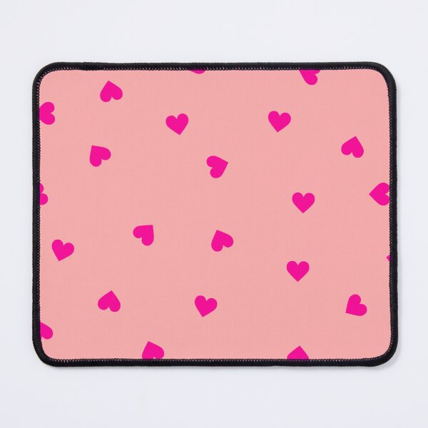 Item preview, Pink Polka Dot Heart Pattern on a Light Pink Background Large Sized Repeating Pattern designed and sold by Nicolette Olivier.