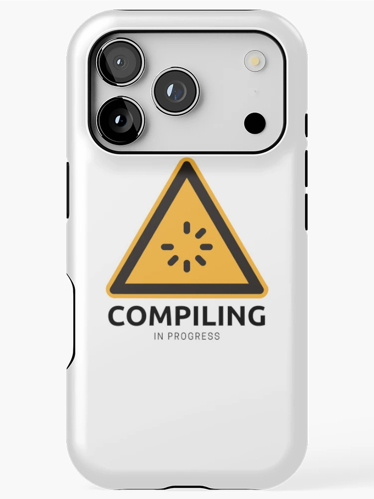 Thumbnail 1 of 4, iPhone Case, Compiling In Progress | Programmer Gift designed and sold by mellowduck.