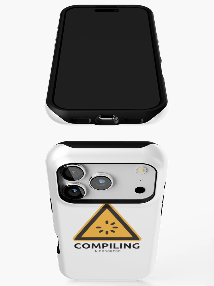 Thumbnail 3 of 4, iPhone Case, Compiling In Progress | Programmer Gift designed and sold by mellowduck.