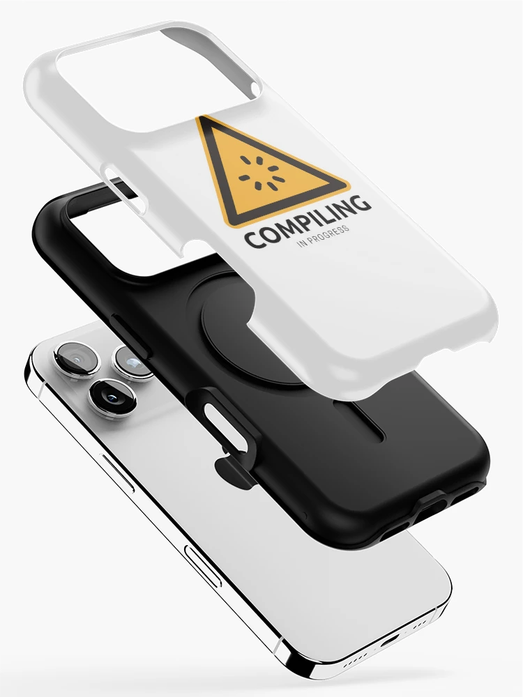 Thumbnail 2 of 4, iPhone Case, Compiling In Progress | Programmer Gift designed and sold by mellowduck.