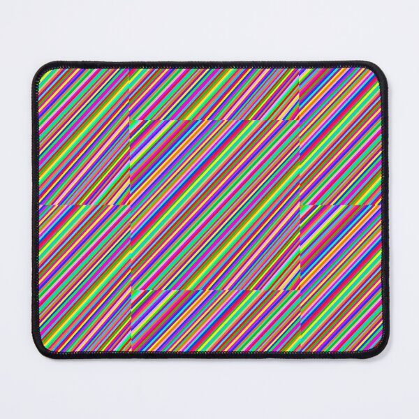 Item preview, Saturn's Rings Diagonal Rainbow Stripes, Small Sized Repeating Pattern designed and sold by Nicolette Olivier.