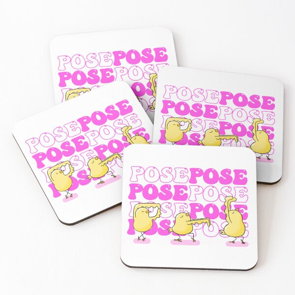 Item preview, Pose! Cute Chickens Voguing - Funny Animals Drawing designed and sold by CamSkot.