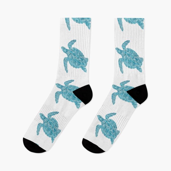 Item preview, Aqua Blue Turtle - Blue Water Tortoise designed and sold by molamode.