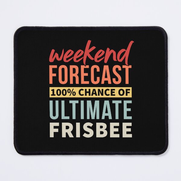 Item preview, Weekend Forecast 100% Chance Of Ultimate Frisbee - Vintage Flying Disc designed and sold by T-shirt For You.