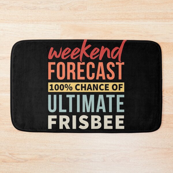 Item preview, Weekend Forecast 100% Chance Of Ultimate Frisbee - Vintage Flying Disc designed and sold by T-shirt For You.