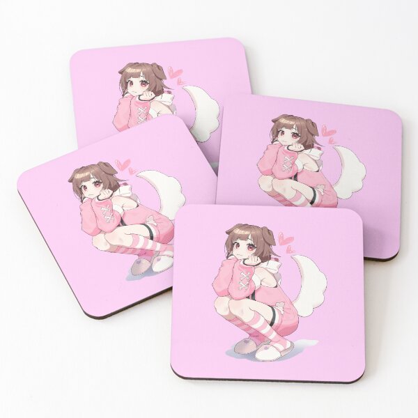 Item preview, Hololive Pink Dog Wag Inugami Korone designed and sold by GalacticWaifu.